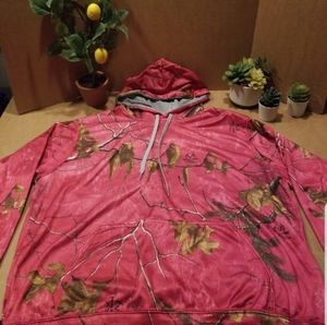 Womens XL Pink colored Camo Hoodie